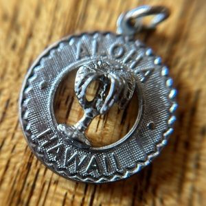 Hawaii Aloha Sterling Charm